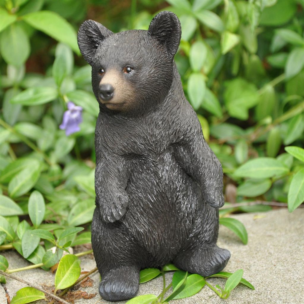 Dekofigur Gartenfigur Schwarzbär