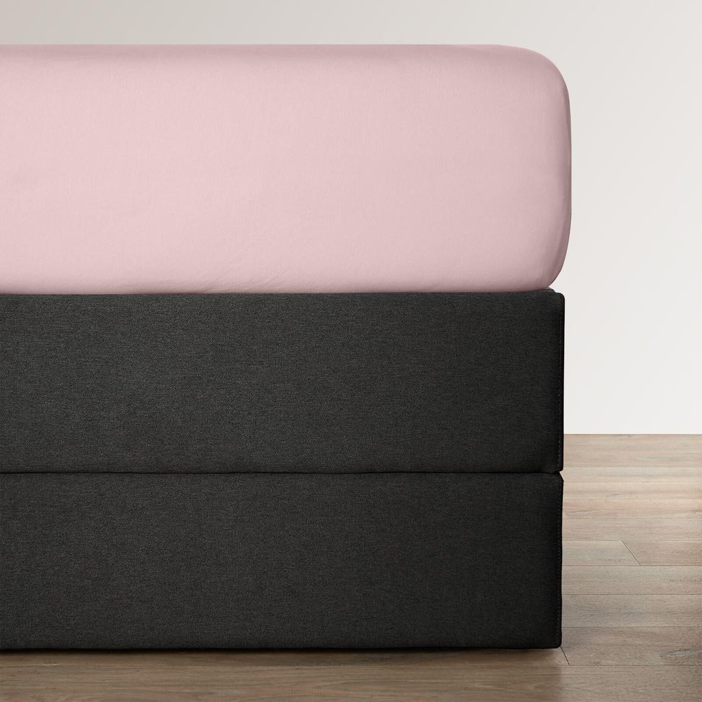 Bettwaren-Shop Jersey-Elasthan Boxspring Spannbettlaken Multi-Stretch für hohe Matratzen 140x200 - 160x220 cm altrose