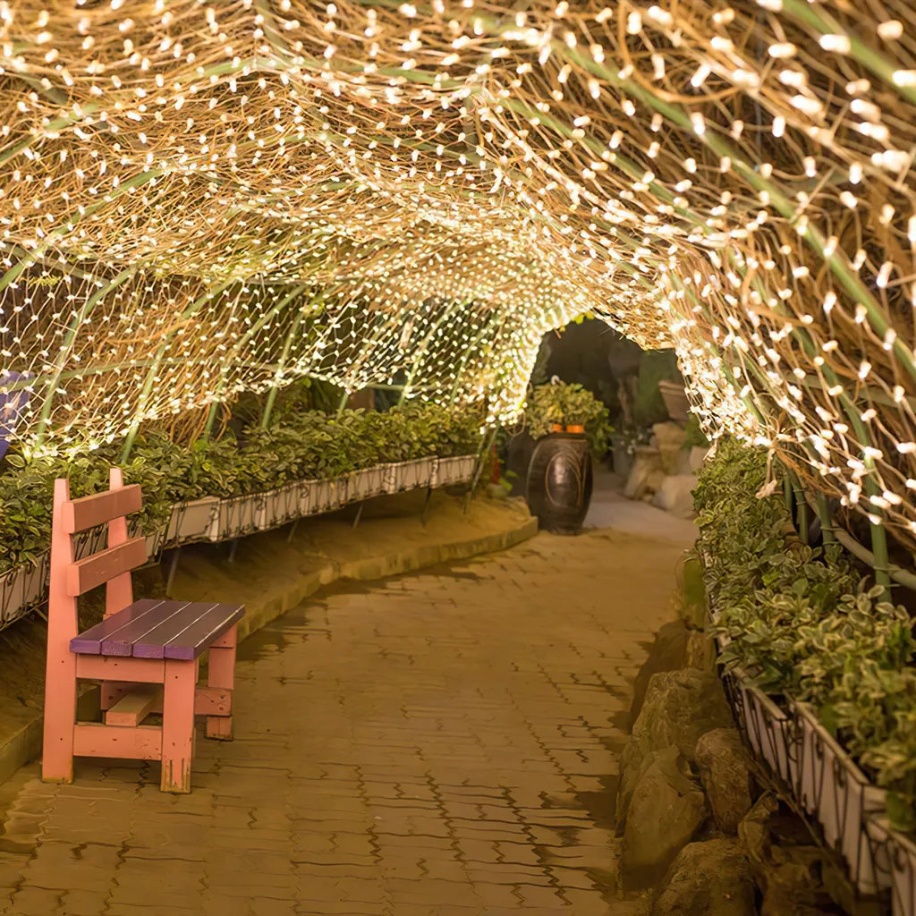 Luci Solari Da Esterno A Corda 7m 50 LED Bianche - Fili Di Rame Flessibili, 2 Modalità (Fissa/Lampeggiante) Per Giardino, Matrimoni, Decorazioni Natalizie