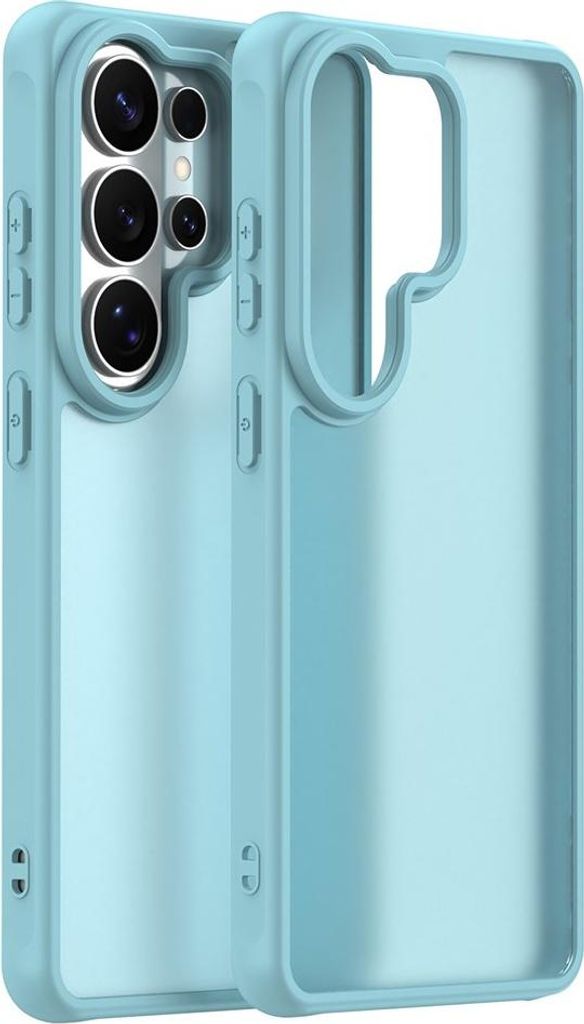 Hülle für Samsung Galaxy S26 Ultra - Phonesta AirFrost Semi-Transparent Back Cover - Eisblau matt