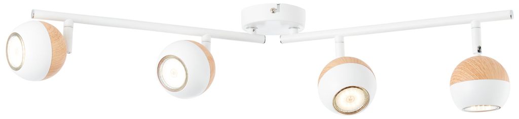 BRILLIANT SCAN Faretto da soffitto LED 75 cm metallo bianco Immagine del prodotto 