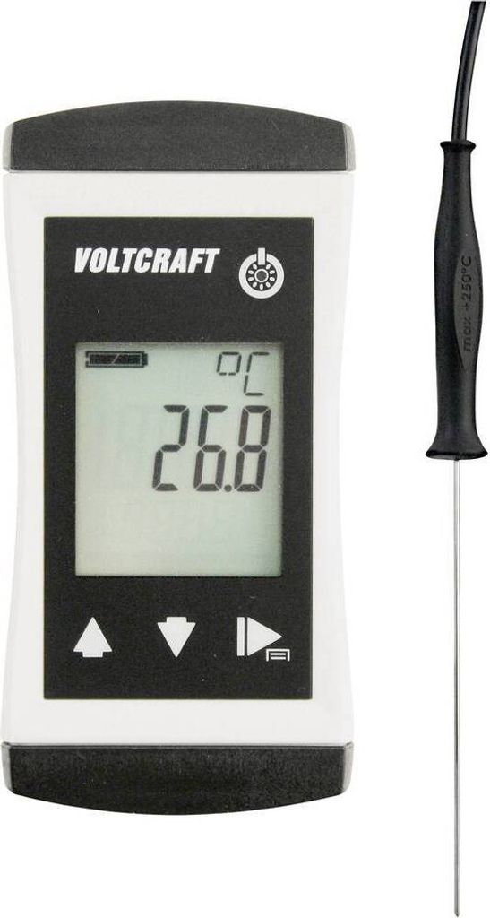VOLTCRAFT PTM 100 + TPT-205 Temperatur-Messgerät -200 - 450 °C Fühler-Typ Pt1000 IP65