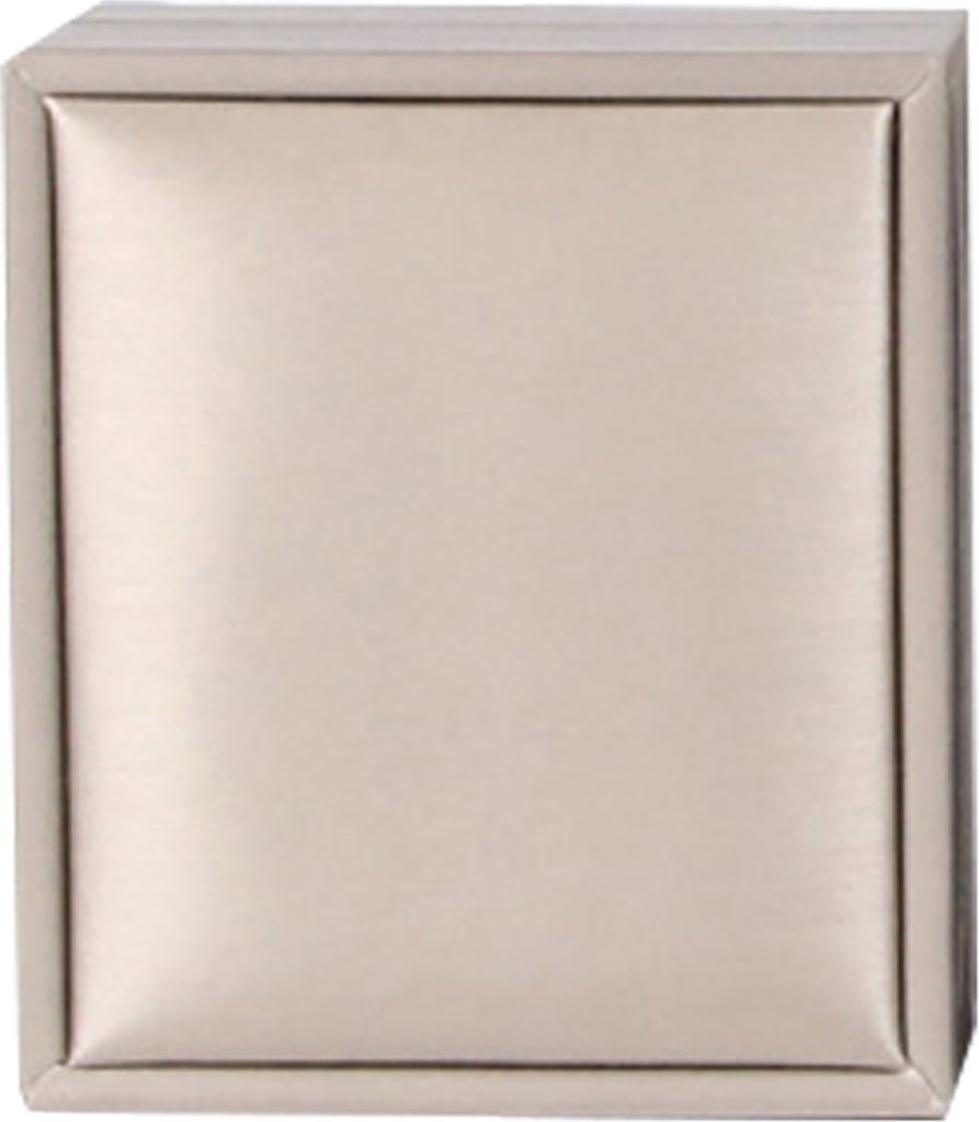 Kunstleder-Anhänger-Ring-Display-Box, Armband-Halskette, Schmuck-Aufbewahrungsbox- Goldene Anhängerbox