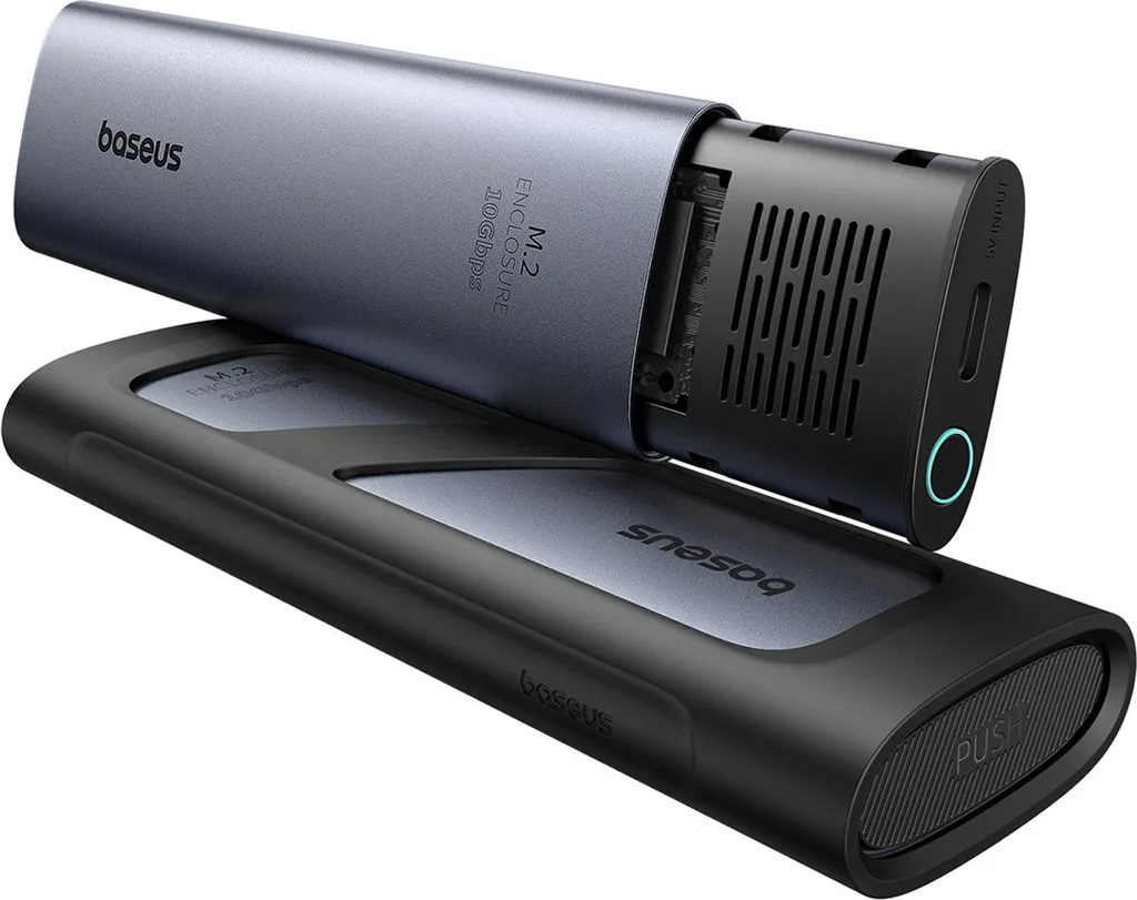 Baseus Flyjoy Contenitore SSD M.2 NVMe SATA 10Gbps Grigio | Offerta - 4