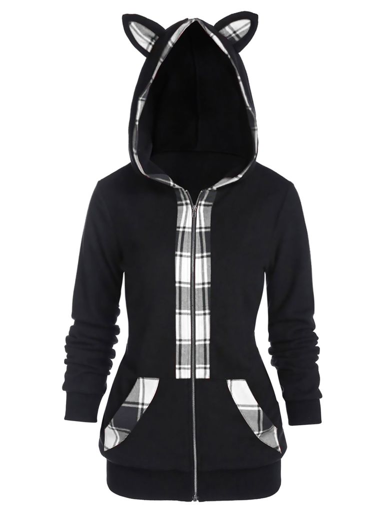 Damen Langarm-Sweatshirt Mit Kapuze – Einfarbiges Hoodie Aus Baumwolle, Lässig & Bequem Für Sport & Freizeit