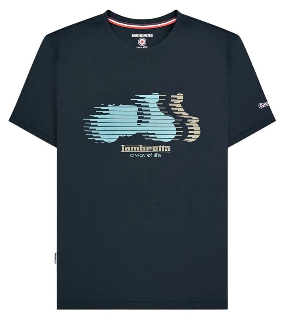 Lambretta - T-Shirt für Herren LB409 (XL) (Marine)