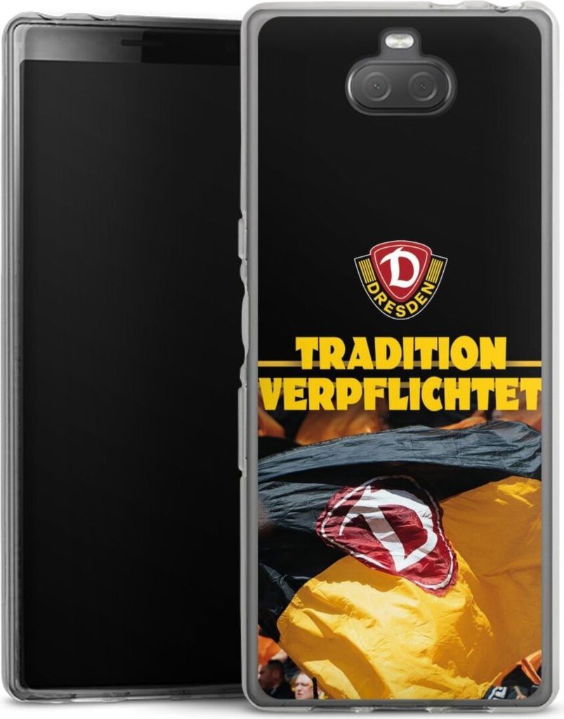 DeinDesign Handyhülle für Sony Xperia 10 Silikon Hülle Case Smartphone Schutzhülle Fanartikel SG Dynamo Dresden SGD