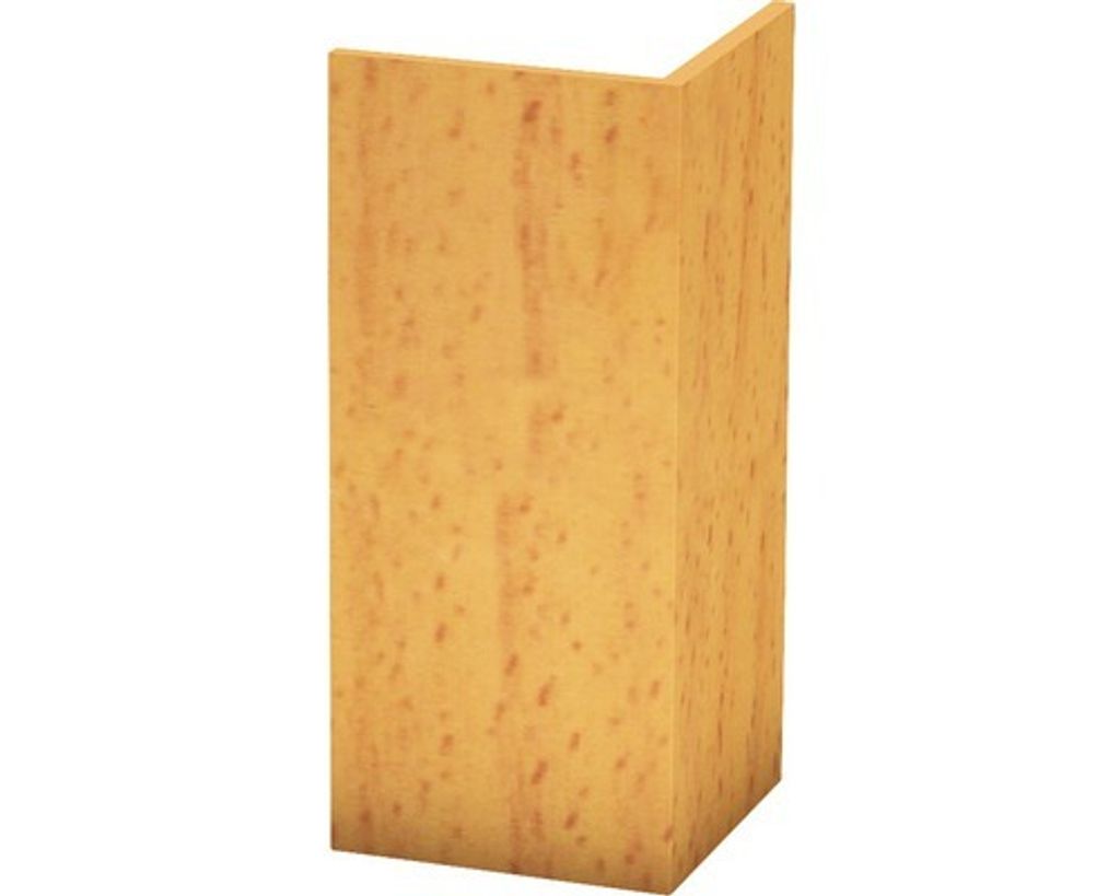 Prinz PVC Winkelprofil hart buche 20 x 20 mm x 2,5 m
