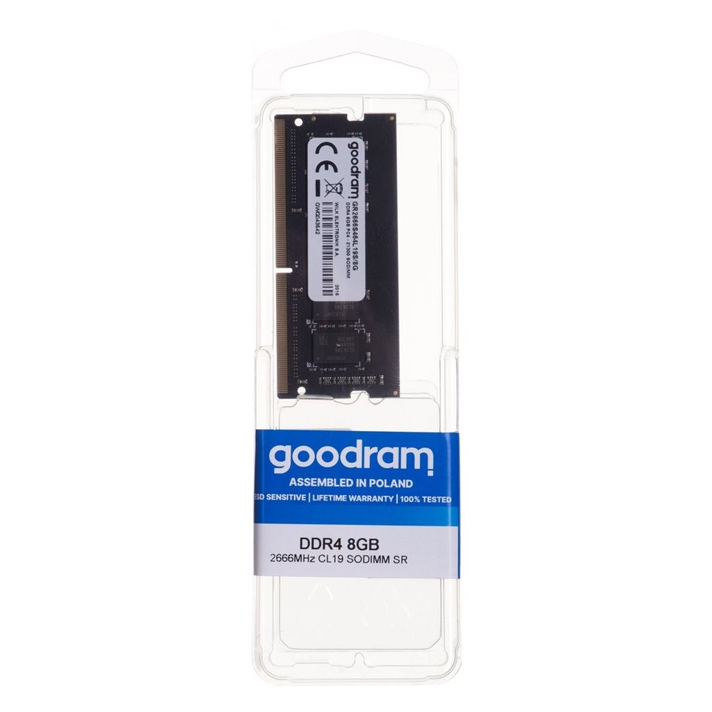 Goodram GR2666D464L19S/8G module de mémoire 8 GB DDR4 2666 Image du produit 
