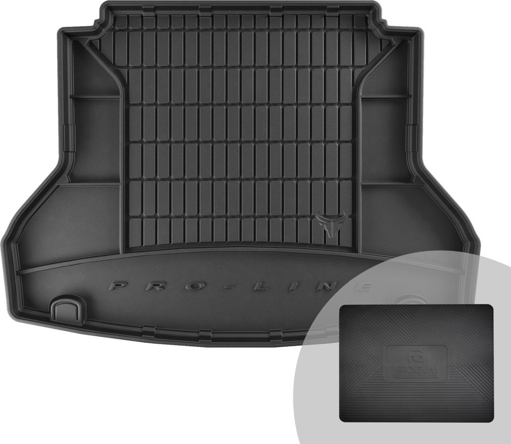 FROGUM ProLine 3D Gummimatte Exklusive Auto Kofferraummatte Kofferraumwanne für Hyundai Elantra VI 2015-2020