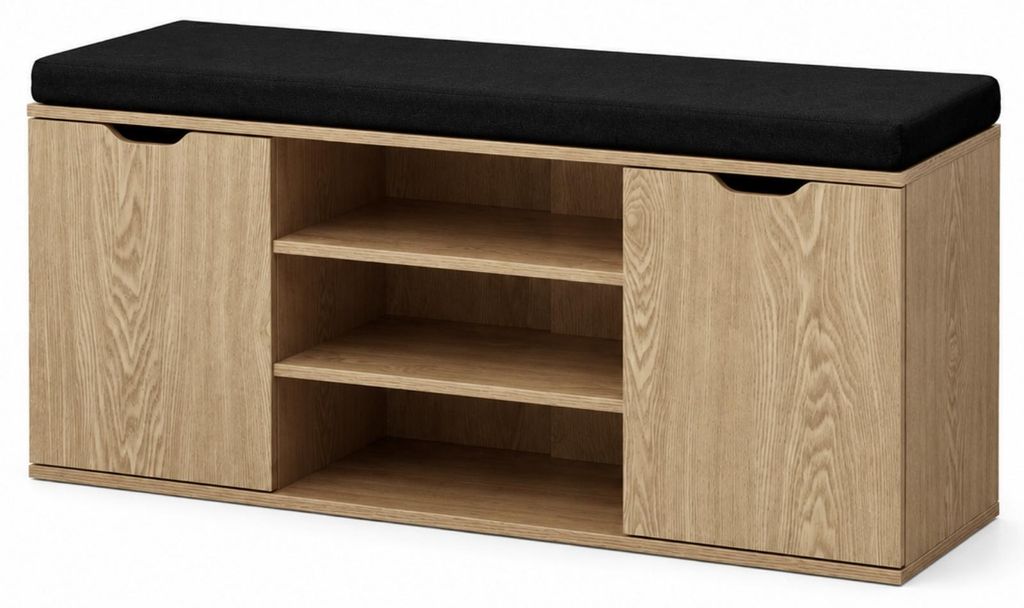 Szafka na buty z siedziskiem PORTA, 103 x 30 x 46 cm Zdjęcie produktu 