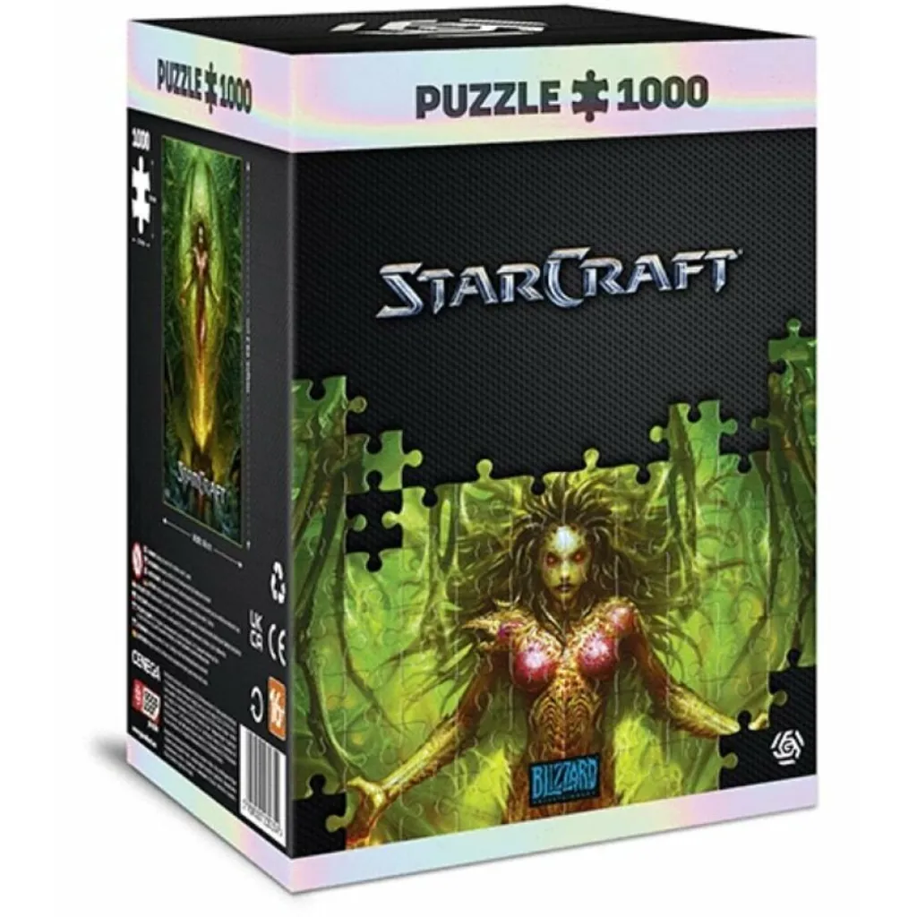 Puzzle 1000 pièces StarCraft Kerrigan : jeu de patience thématique Geek