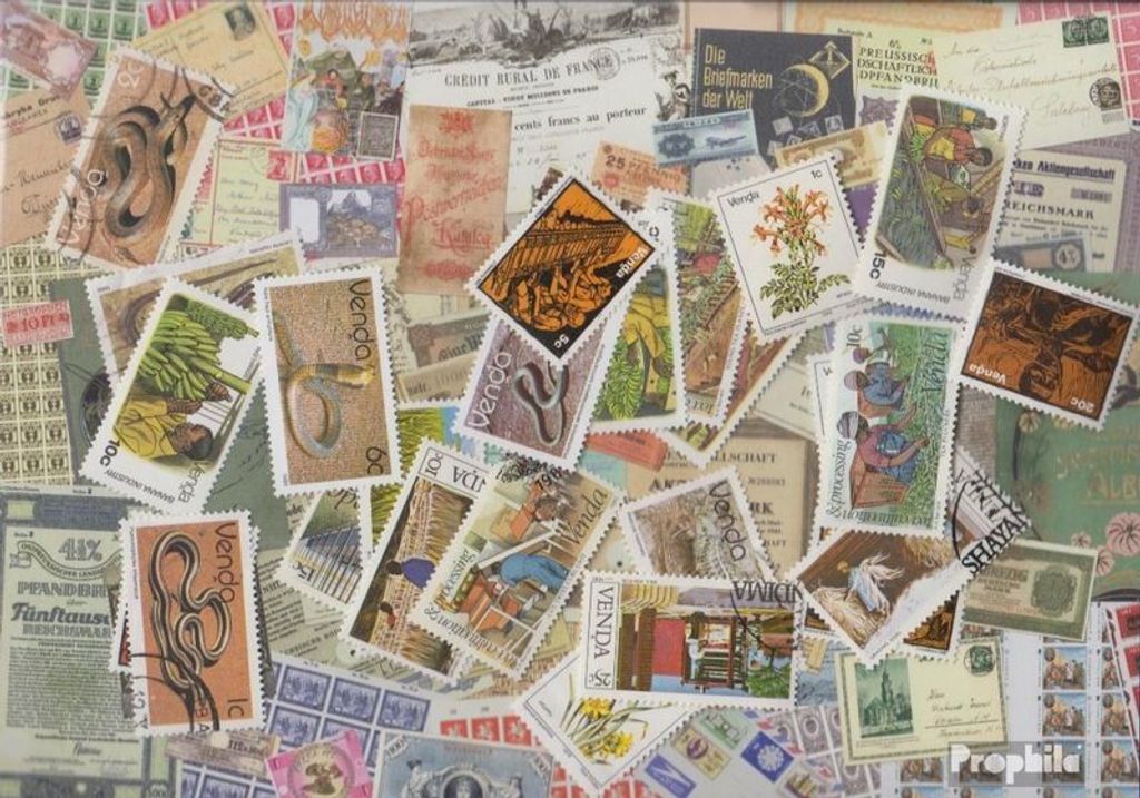 Briefmarken Südafrika - Venda 10 verschiedene Marken Produktbild 