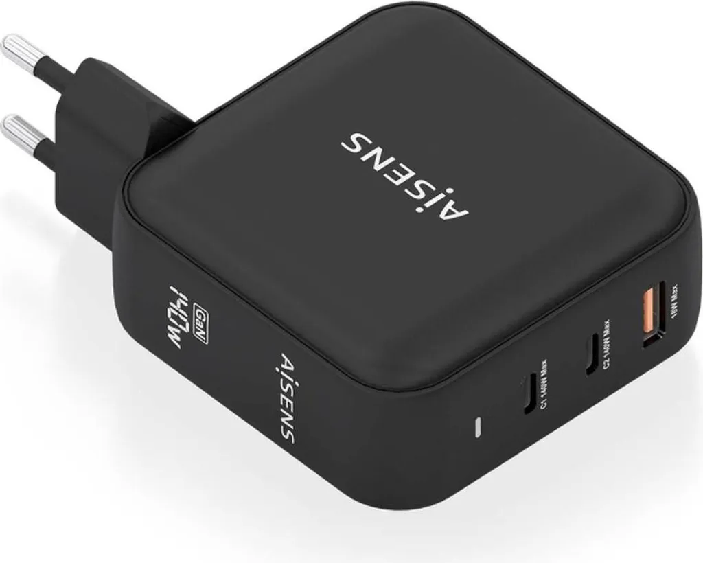 Chargeur Rapide 140W GaN avec 3 Ports USB pour Recharge Ultra-Performante