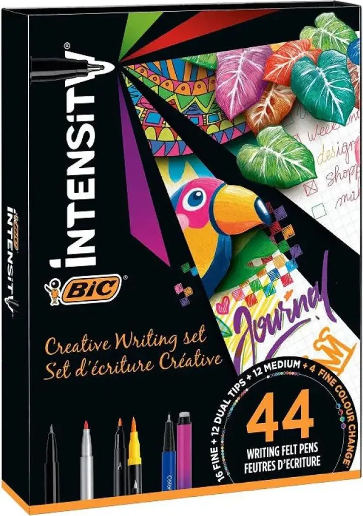 Stylo BIC Intensité pour Bullet Journal et Dessin de Précision 0.4mm