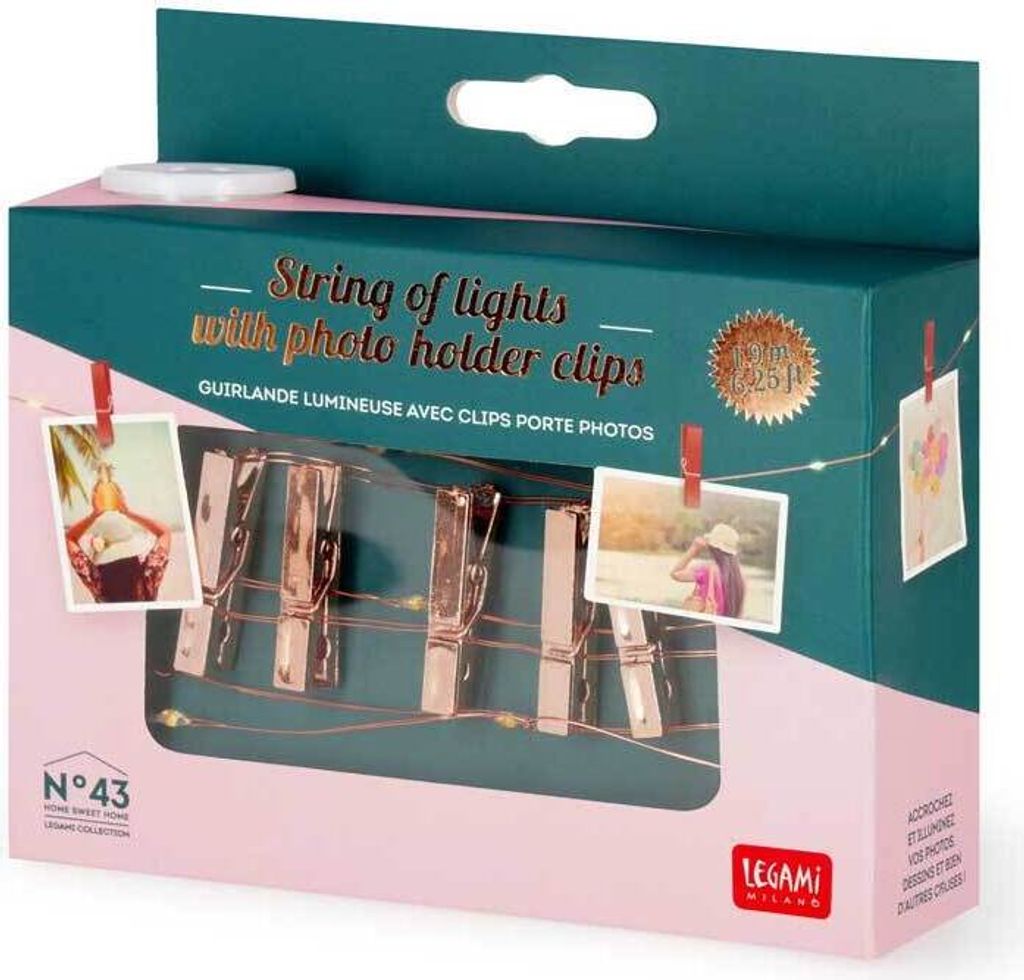 Legami LICHTERKETTE M.CLIPS FUER FOTOS 20LED FUER FOTOS 20LED