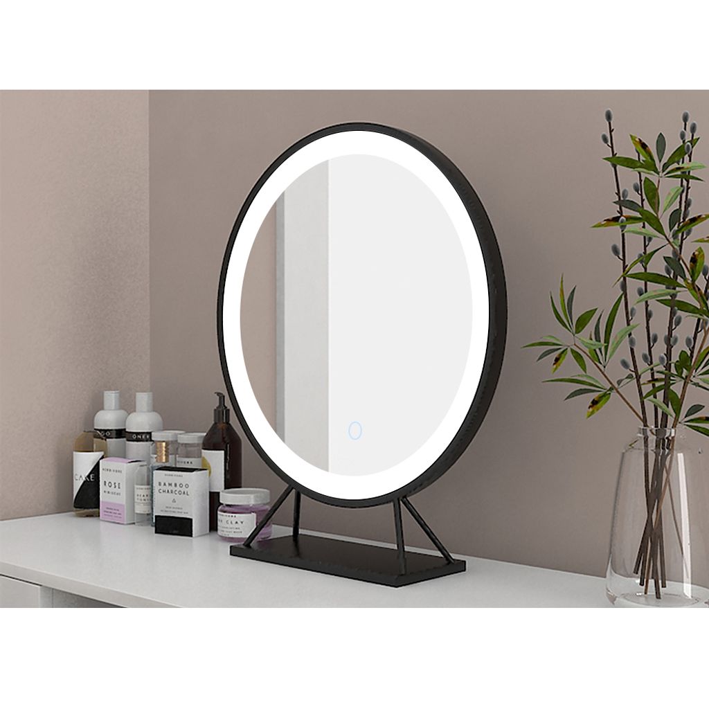 Schminkspiegel Kosmetikspiegel mit LED Beleuchtung Make Up Spiegel  Schminktisch Beleuchtung 4040cm - Kaltes weißes