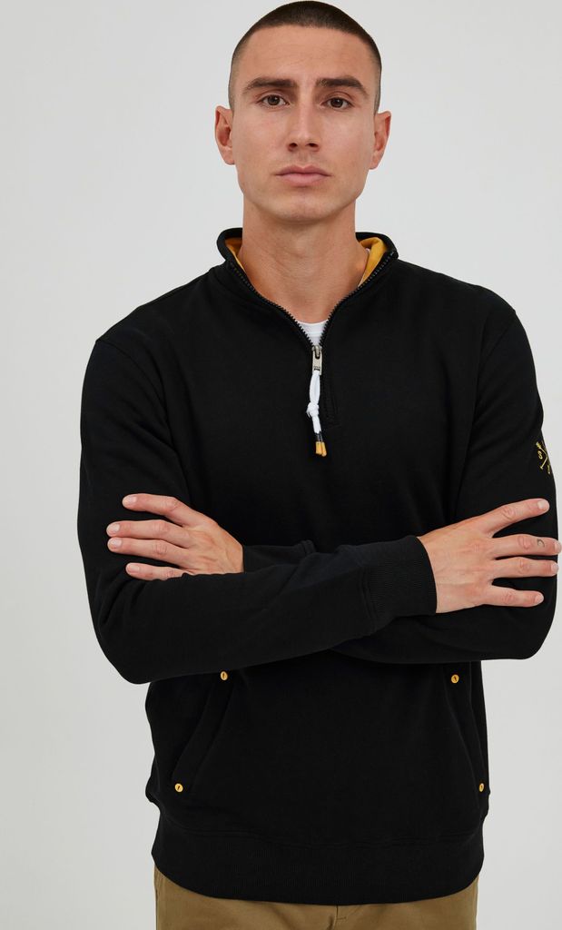 SOLID SDKaran Troyer Herren Sweatshirt Pullover Sweater mit Stehkragen Regular Fit