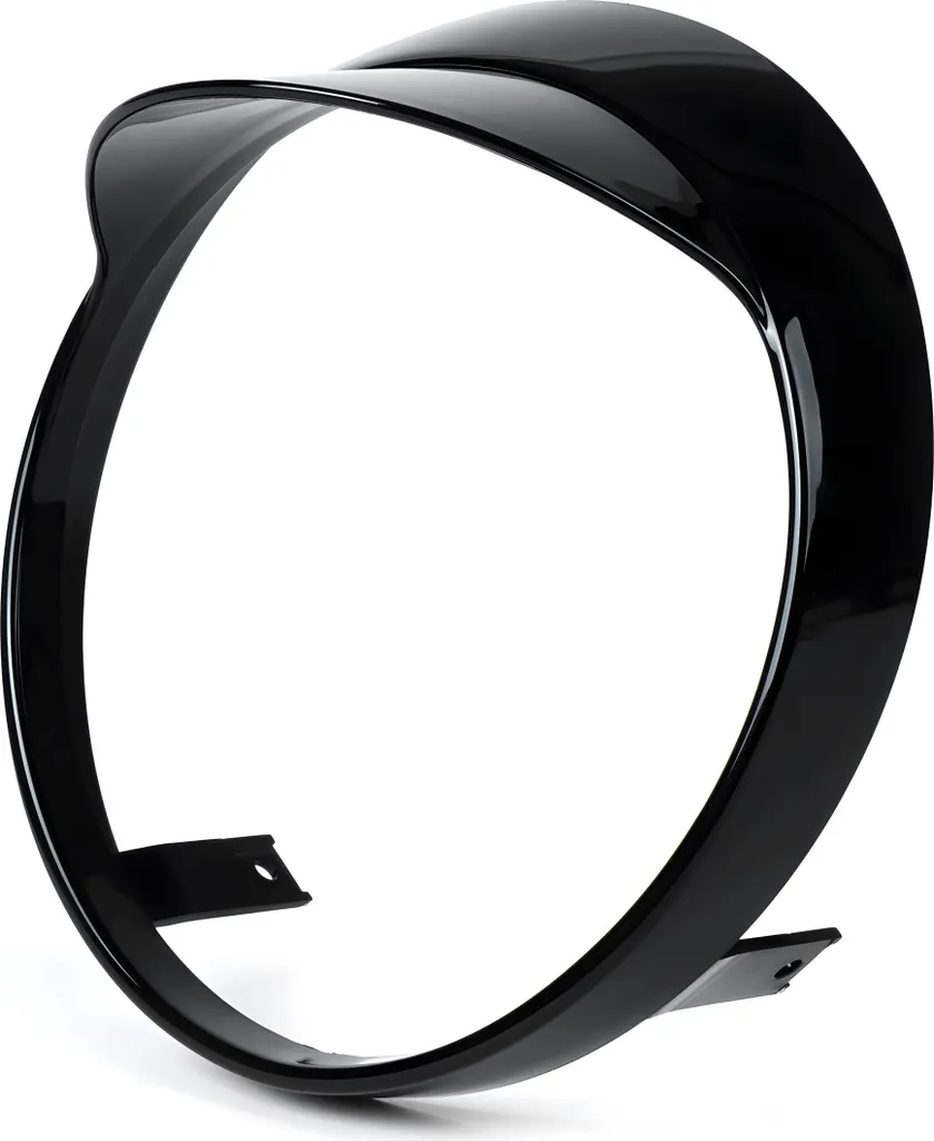 Enjoliveur de phare avec visière Moto Nostra Vespa GTS 300 HPE noir mat