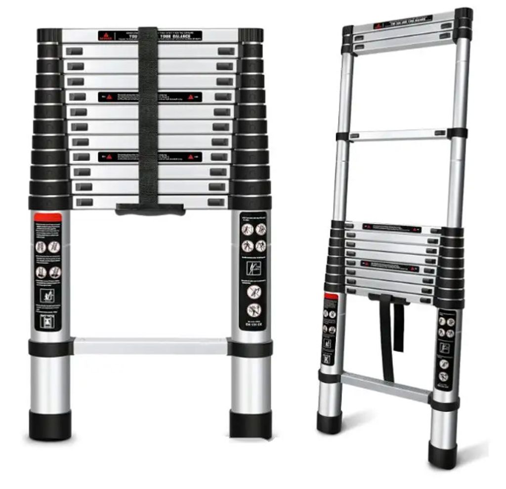 Garlist TL0308 Teleskopický rebrík 3,8 m Obrázok produktu 