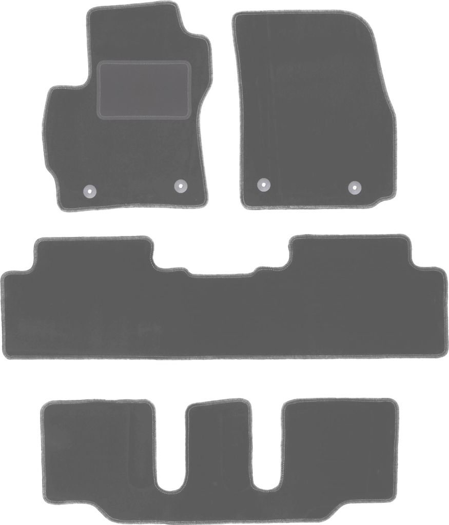 Graphit-Fußmatten für: Mazda Premacy II 7-Sitzer (2005-2010)