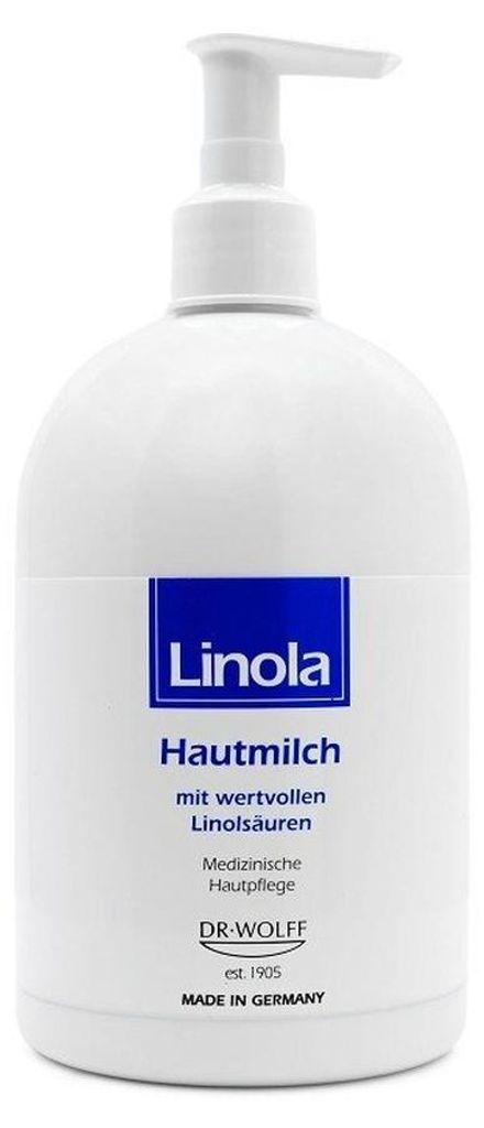 LINOLA Hautmilch Spender 500ml PZN 14445846 Produktbild 