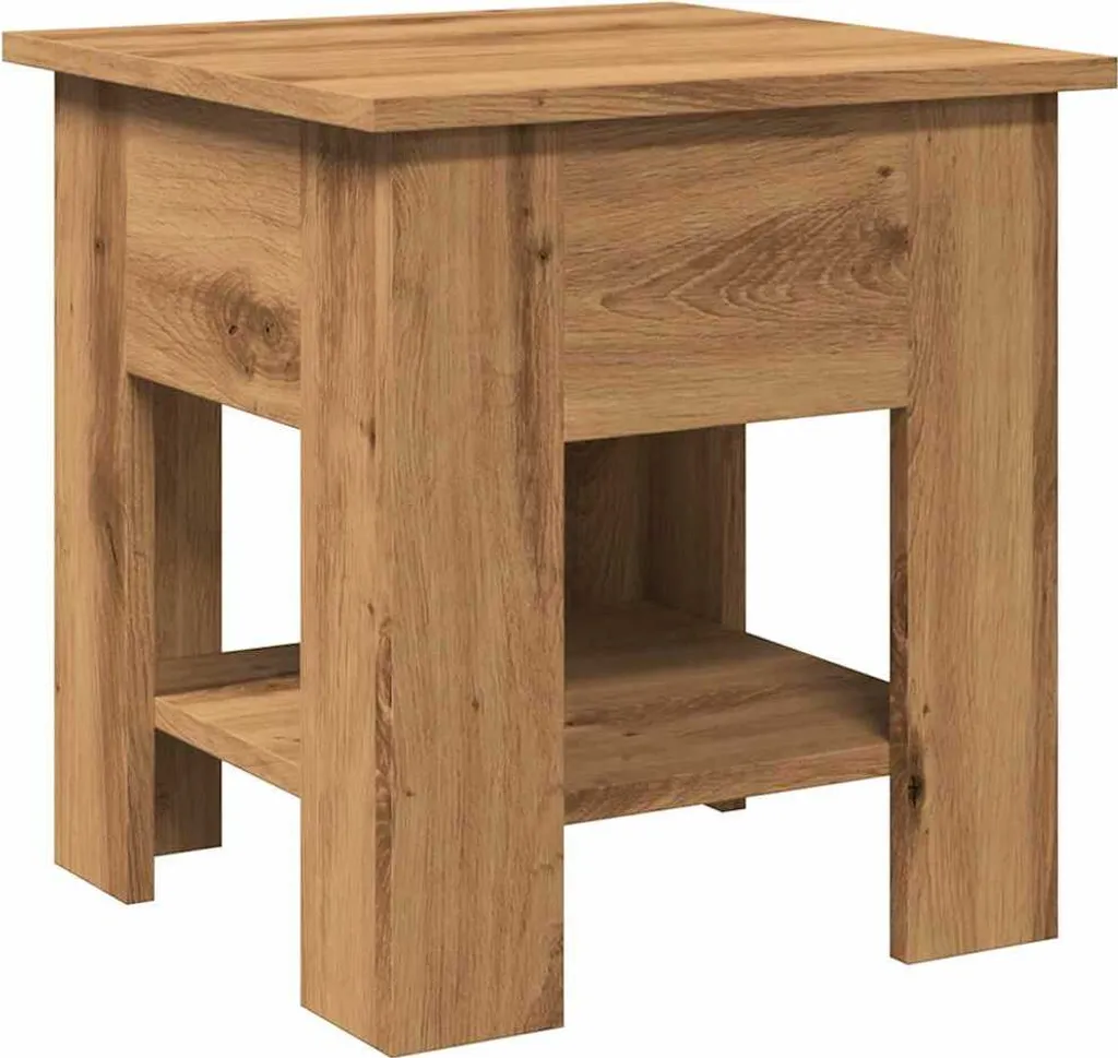 SYFAX™ Tavolino Salotto 40x40 - Calore del Legno Artigianale a Casa