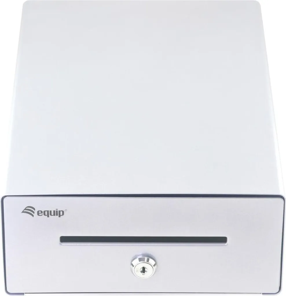 Tiroir-caisse Equip 4 Billets et 4 Pièces avec Interface RJ11 Coloris Gris