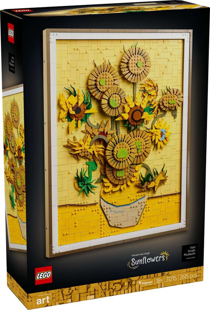LEGO ART „Słoneczniki” Vincent van Gogh, Zestaw do Zdjęcie produktu 
