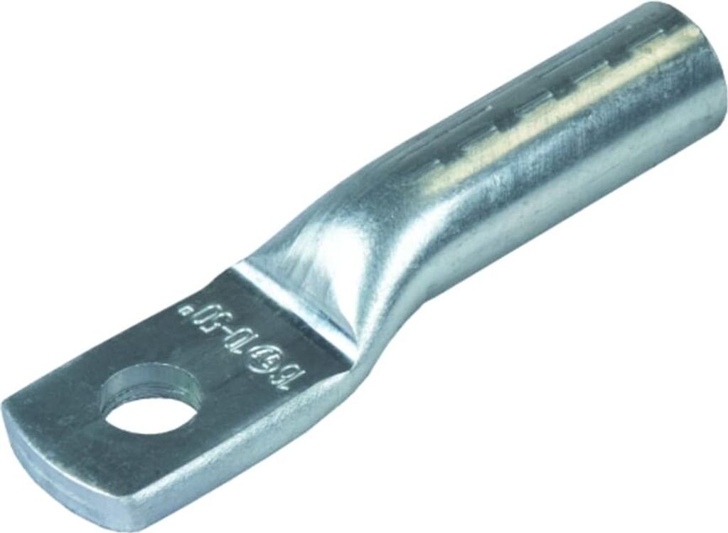 3 Stück Kalitec ALR50-M8 AL-Presskabelschuhe 50mm² M8 blank zugentlastet I Hochwertige Aluminium Press-Kabelschuhe I Germany I Verbinder für Alu...