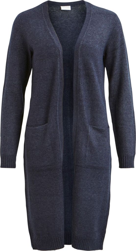 VILA Langer Cardigan Gemütliche Strickjacke mit Taschen Knit Jacket VIRIL Größe: XXL