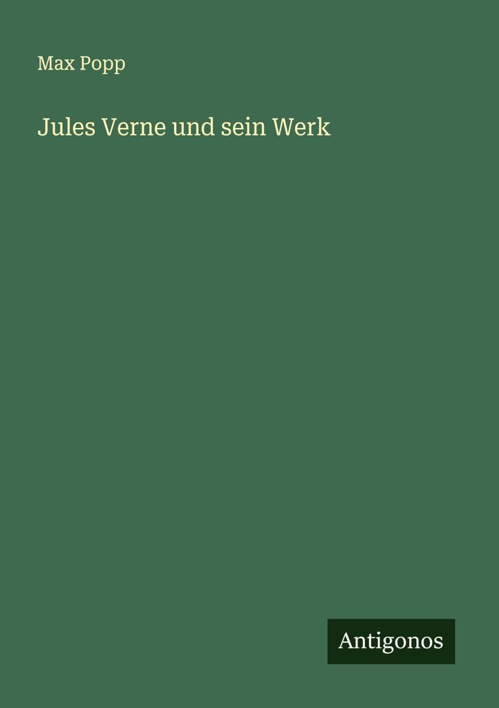 Jules Verne und sein Werk