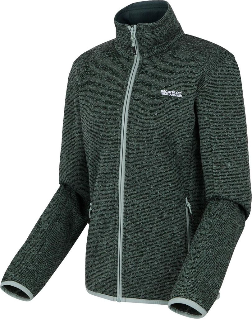 Regatta Strickfleece Jacke für Damen Newhill, Farbe:Grün, Größe:48