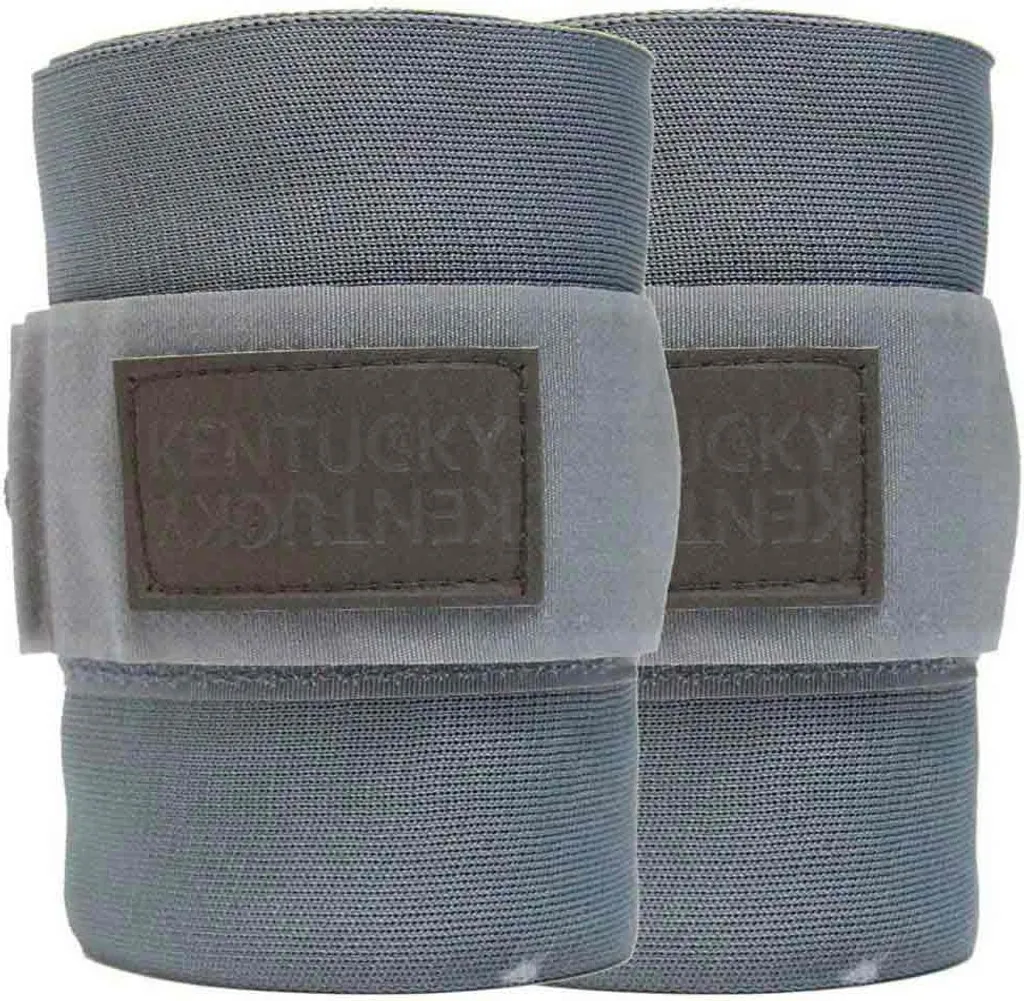 Bende Lavoro Kentucky Repellenti Grigio Set 2 Pezzi per Cavalli