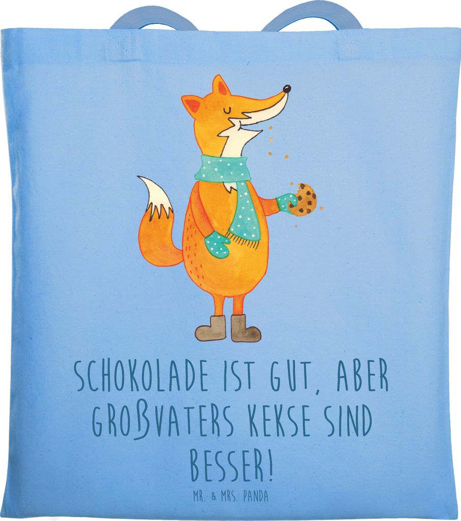 Mr. & Mrs. Panda Uni Tasche Großvaters Kekse - Sky Blue - Produktbild 