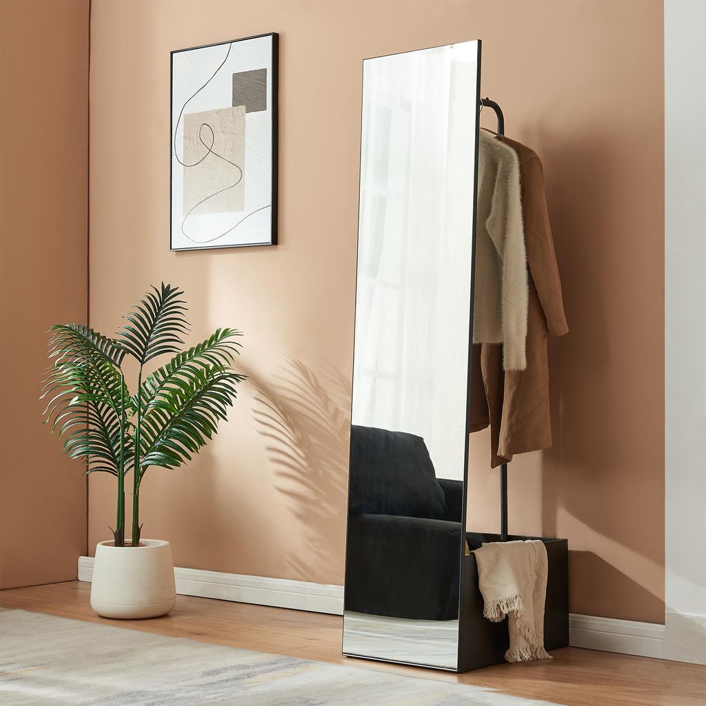 Garderobenspiegel 'Saden' 165 x 40 x 51 cm Produktbild 