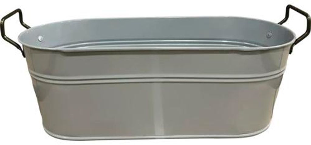 Blumenkasten Zink Lafiora 49,5 x 20,5 x 16,5 cm beige