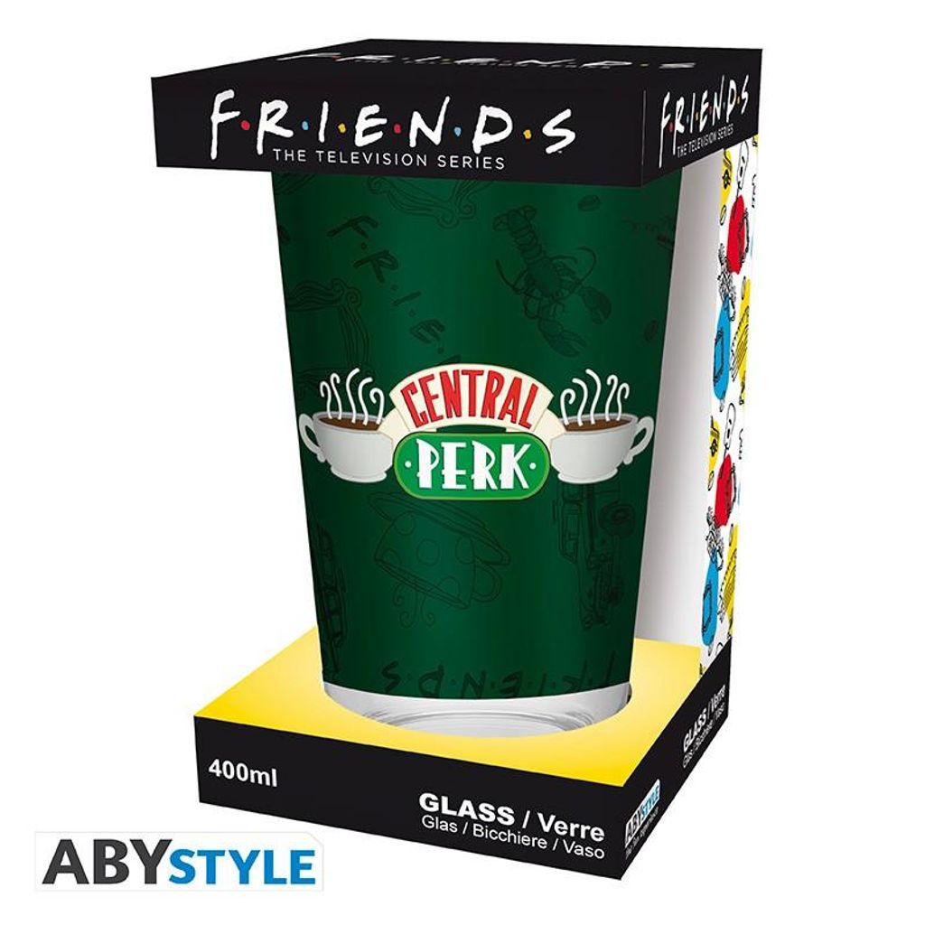 FRIENDS - Large Glass - 400ml - Central Perk - box