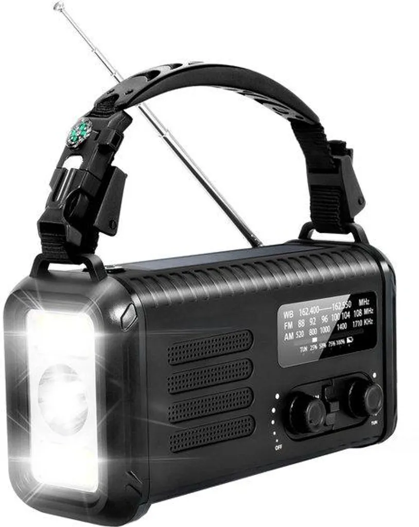 Batterie externe solaire 20000mAh avec Panneaux Photovoltaïques Robustes