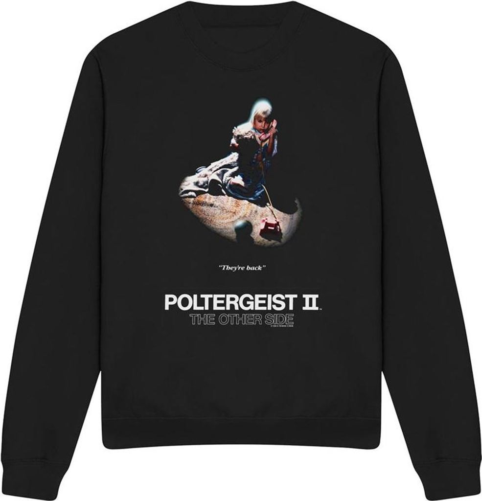 Poltergeist - Sweatshirt für Herren/Damen Uni TV29277 (XL) (Schwarz)