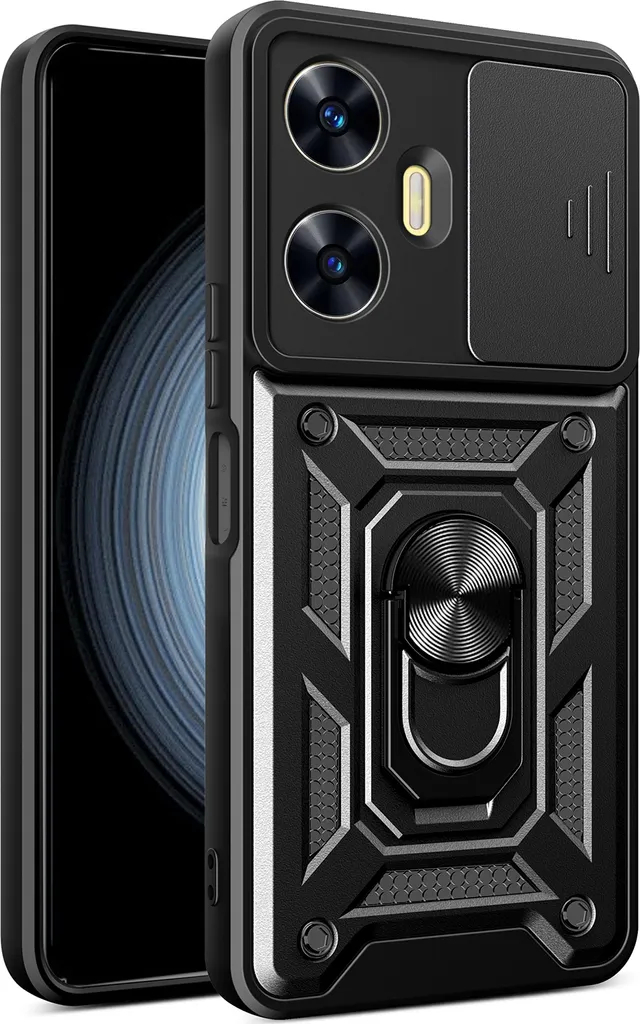 Custodia YUXING Per Realme C55 | Sottile Antiurto Con Motivo Cielo Stellato | Foro Per Cordino