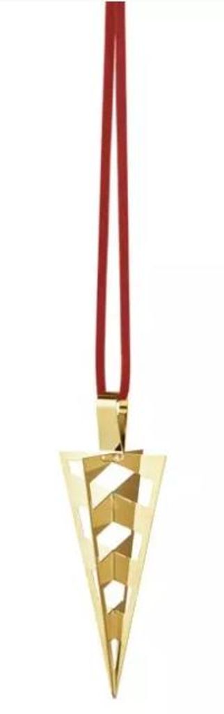 Georg Jensen CC 2025 HOLIDAY ORNAMENT CORNET 18KT GOLD Produktbild 