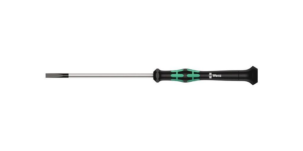 Wera 2035 Electrical & precision engineering Slotted screwdriver Blade width: 1.5 mm Blade length: 60 mm