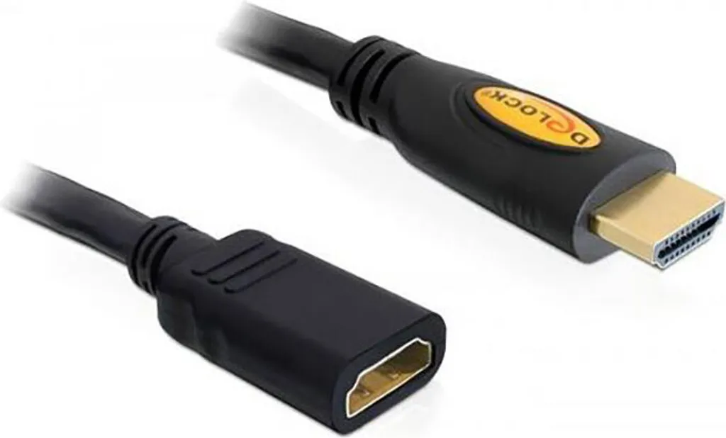Delock 83080 HDMI Verl. Delock Ethernet A -> A St/Bu 2.00m