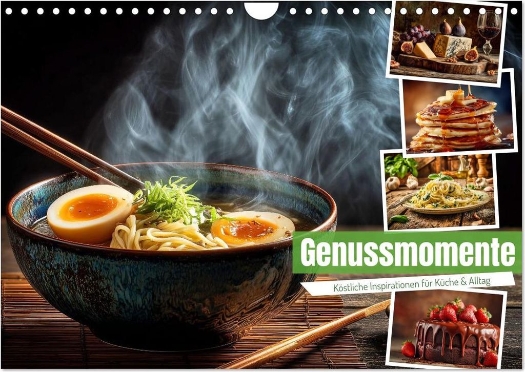 Genussmomente (Wandkalender 2027 DIN A4 quer), CALVENDO Monatskalender