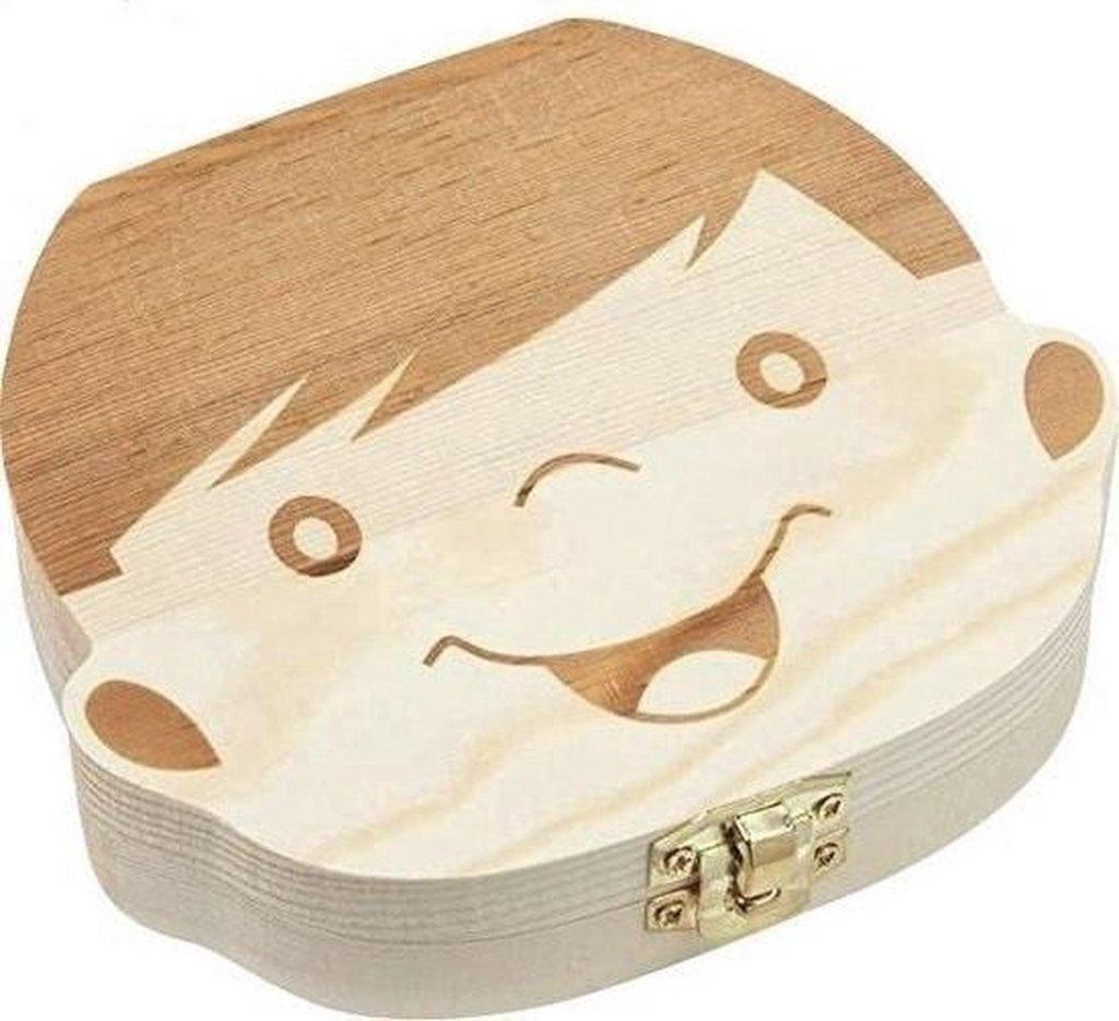Jumadas Zahnbox – Jungen – Mutterschaftsgeschenk – Babyzähne