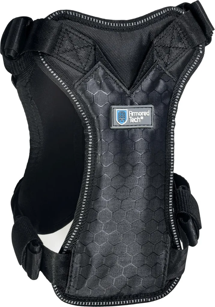 Accessoire de voyage chien : Harnais Auto Geschirr M noir spécial voiture