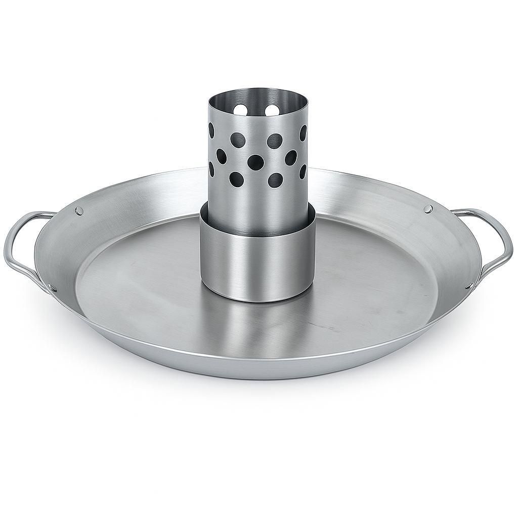 Gardenko Hähnchenbräter Edelstahl Ø30,5 cm – Ständer für Produktbild 