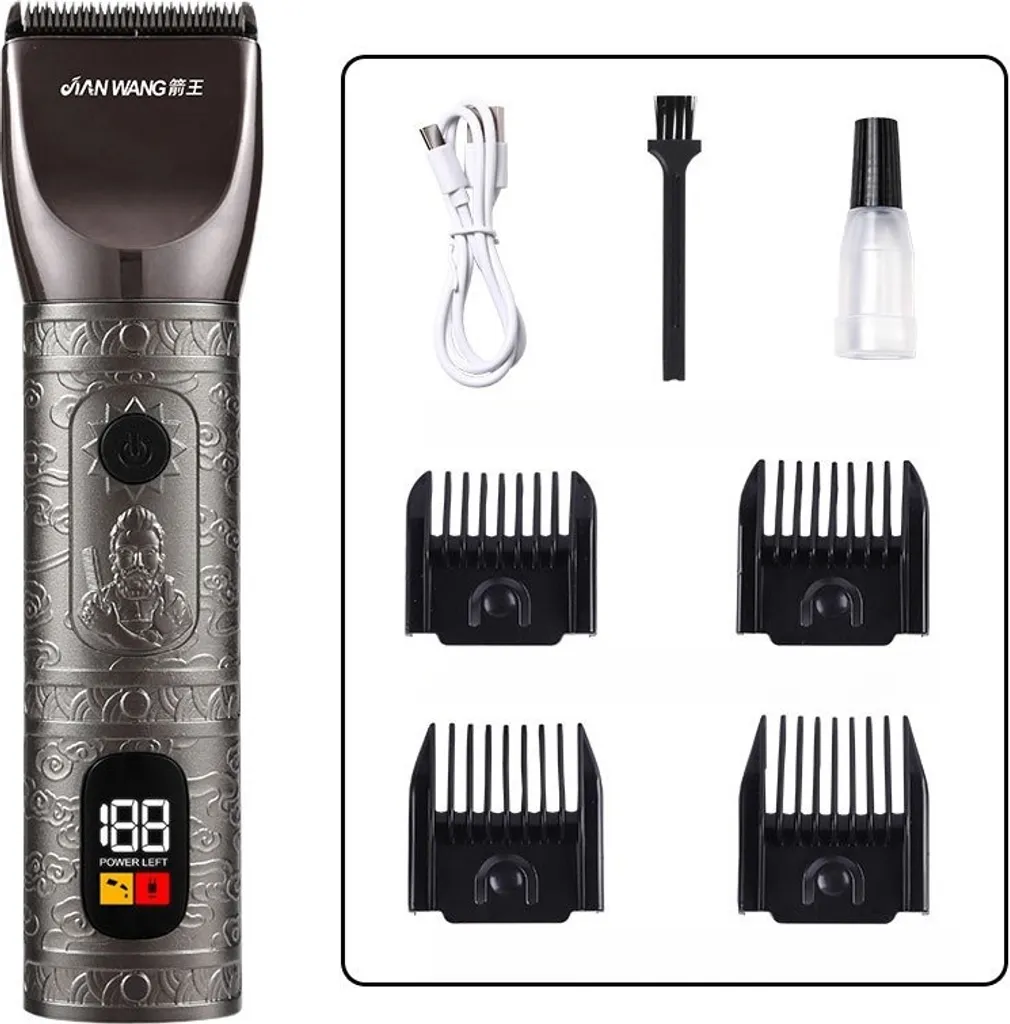 Tondeuse à cheveux professionnelle INF avec lame en acier Marron B32