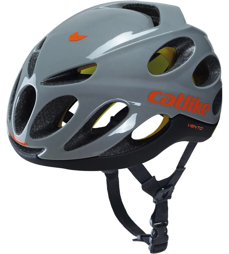 Casque vélo protection MIPS Vento Gris Métallique Sécurité et Confort L